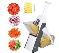 coupe-légumes, Hachoir à légumes, coupe-pommes de terre réglable, coupe-légumes, coupe-dés, coupe-oignons, coupe-frites, trancheuse aliments