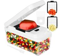 Coupe-légumes multifonction|Mandoline professionnelle manuelle avec 2 lames interchangeables|Découpe rapide et uniforme des oignons
