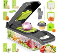 Coupe-légumes multifonctionnel 15 en 1 avec séparateur d'oeufs râpe de cuisine râpe à croustilles domestique-LIAIKI