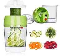Coupe Légumes Spirale - Non spécifié - 5 en 1 - Acier inoxydable - Plastique ABS - Facile à nettoyer