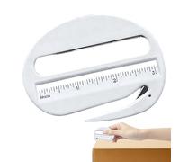 Coupe-lettres et coupe- sûr portable pour boîtes avec lentille | Ouvre-sachets avec cutter pour travail de bureau, maison, école, dortoir, affaires, studio artisanal