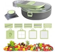 Coupe Mandoline de Cuisine, Coupe Legumes Multifonctions, Coupe Legume Manuel à Lames Remplaçables, Decoupe Legumes