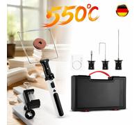 Coupe-mousse électrique avec fil chauffant et 4 accessoires interchangeables