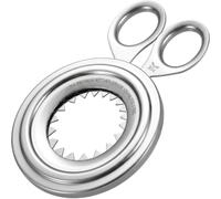 Coupe Oeuf à la Coque, Ouvre Oeuf à la Coque en Acier Inoxydable pour Découpe Propre, Ciseaux à Oeufs Sans Éclats, Casse Oeuf Manuel, Toqueur à Oeuf de Restaurant en Acier Inox Haute Résistance