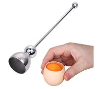 Coupe-oeuf Coque, Toqueur à Oeufs, Ouvre-oeuf, Outil de coupe d'oeuf en acier inoxydable 3.8 x 3.8 x 24 cm - CSHNT-B19209