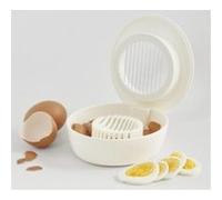 Fiskars Tranche-œufs, Plastique/Acier inoxydable, 13,3 x 12 x 4,2 cm, Functional Form, Blanc, 1016126