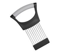 Coupe-oignon pour trancher, support de tranche d'oignon, Porte-hachoir à légumes au citron de cuisine, Support pour trancher les aliments, lavable au lave-vaisselle, pour oignon, viande, citron