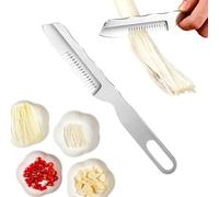 Coupe-oignons de cuisine en acier inoxydable | Coupe-oignons manuel pour couper l'ail et le concombre, adapté pour restaurant et restauration