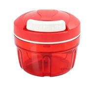 Coupe-oignons Hachoir À Oignons À Cordon, Hachoir Manuel Multifonction 300 ml, Hache-légumes À Tirage pour la Cuisine, Aide Culinaire Hachoir Rouge