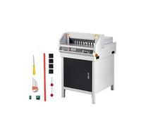 VEVOR Coupe-Papier Électrique Max. 450 mm, Arrondisseur d'Angles Électrique, Épaisseur de Coupe 40 mm, avec Panneau LCD Intelligent, Positionnement de la Lumière Infrarouge, pour Étiquettes, Bureau