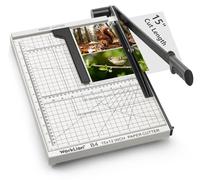 Coupe-papier guillotine, 15 pouces, capacité de 15 feuilles, base en métal