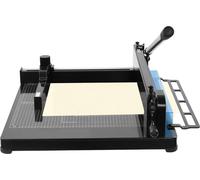 Coupe-papier - Guillotine manuelle/coupe-papier - Robuste pour une utilisation continue - Pour le bureau et le bricolage - Noir