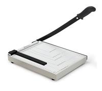 Coupe papier Guillotine, Massicot pour couper Papier, Carton et Feuilles Plastifiées, Cisaille à Levier, capacité 8 feuilles