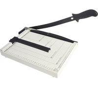 Coupe-papier manuel, base en acier robuste, coupeuse de piles, trancheur, planche à découper pour le bureau, la maison, l'école
