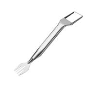Coupe-pastèque, deux en acier inoxydable manuel multifonction - Outil de coupe de fruits d'été - Pour plateaux avec fruits, plein air, barbecues et