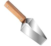 Coupe-Pastèque En Acier Inoxydable - Triangle Ergonomique Avec Manche En Bois | Trancheur À Pastèque Et Coupe-Fruits - Pour La Cuisine, Le Camping, Les Pique-Niques, Restaurants, Magasins À Fruits Et