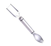 Coupe-pastèque et trancheuse 2 en 1 fourchette trancheuse pour fruits | Outil de cuisine pour couper les fruits pour pique-nique, fête, cuisine, camping, maison, pastèque, papaye, mangue, pitaye