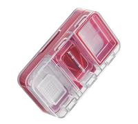 Coupe-pilule Coupe-diviseur de pilules portable -hebdomadaire | Broyeur et moulin de comprimés double couche Pour voyages, maison, travail, seniors, , adultes