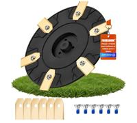 【Coupe Plus Efficace】 Disques de Lame + 6 pcs Compatibles avec Gardena Sileno City 400 600, Disque de Lame pour Tondeuse Robot