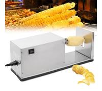 Coupe-pommes de terre électrique Tornade Coupe-pommes de terre en spirale Trancheuse de pommes de terre torsadée Tourné Trancheuse à torsion en spirale Machine de découpe à légumes en acier inoxydable