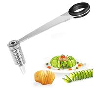 Coupe-pommes de terre en spirale, coupe-pommes de terre en spirale en acier inoxydable, coupe-légumes portable