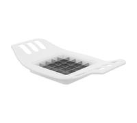 Coupe-pommes de Terre Manuel en Acier Inoxydable pour Frites Crantées | Plastique ABS Blanc, Découpe Régulière des Légumes, Préparation Rapide Cuisine Domestique, pour Cuisson à L’air Fryer
