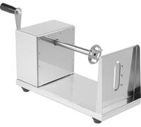 Coupe-pommes en spirale - Machine de découpe manuelle pour légumes - Acier inoxydable - Appareil pour faire des frites en spirale - Coupe rapide en 20 secondes - Idéal pour la maison et les barbecues 