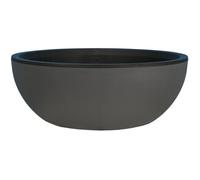 Riviera – Coupe pot de fleurs – Granit – D40 H15 cm – Gris