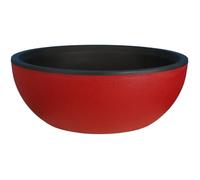 RiViERA – Bol de fleurs Riviera en granit – D40 x H15 cm – Rouge