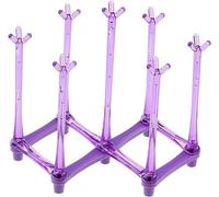 Coupe pour chiots drip-off - Porte-sèche-linge Stand -de cuisine - Conception de branche d'arbre - 7 tasses Place - Purple
