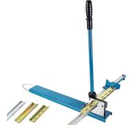 Coupe-Rail Manuel DIN avec règle de 50 cm - Coupe-Rail à Double rainure pour Rails fendus en Acier/Aluminium (Largeur 35 mm, Hauteur 7,5 mm) - Machine de découpe de goulottes