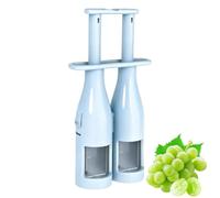 Coupe-Raisin Outil Gadget presse-trancheuse de fruits à double barillet | Coupe-Fruit Va au Lave-Vaisselle pour cuisine maison restaurant appartement dortoir préparation repas salade baie olive to