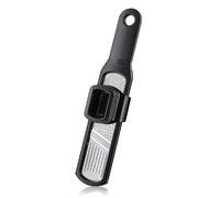 GEFU Râpe et coupe-ail RAFINO 50472 double face Noir et Argent