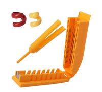 Coupe-saucisses ergonomique, antidérapant, peu encombrant | Coupe-saucisses pour barbecue et barbecue en plein air, convient pour barbecue, cuisine, camping, extérieur et restaurant