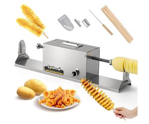 Coupe-spirales électrique, en acier inoxydable, 3-en-1, pour pommes de terre, usage professionnel