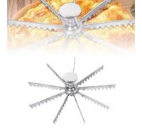 Coupe-tarte complet, marqueur de tarte 5/6/7/8/9/10/12 parts en alliage d'aluminium, diviseur de portions pour tarte, insert pour moule à tarte, séparateur de tarte, outils de cuisson pour fêtes