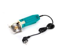 Coupe-tissu industriel électrique 170 W 220 V avec lame en acier de 70 mm, épaisseur de coupe jusqu'à 25 mm, lame de rechange, long câble d'alimentation, pour textile, cuir, papier, usines de