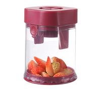 Coupe-tomates cerises, trancheuse de tomates cerises, Coupe-tomates léger à large bouche, Accessoire de cuisine de préparation de repas polyvalent unique en acier inoxydable pour fraise myrtille