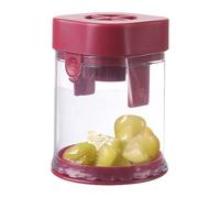 Coupe-tomates cerises, trancheuse de tomates cerises - Outil léger de coupe-raisin à large bouche - Accessoire de cuisine de préparation de repas polyvalent unique en acier inoxydable pour fraise myrt
