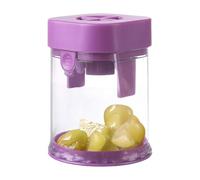 Coupe-trancheuse à fruits, coupe-fraise - Outil de coupe-raisin léger à large bouche,Trancheuse polyvalente de tomates cerises de raisin en acier inoxydable, accessoire de cuisine de préparation de re