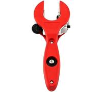 Coupe-tube à cliquet rouge, outil manuel pour tubes de 8 à 29 mm, rotation pour cuivre, aluminium et conduites d'eau, alliage d'aluminium, 7,1 x 2,8 x 1,6 in, pour CVC et plomberie maison