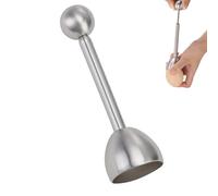 Coupe-œuf en Acier Inoxydable, Outil de Cuisine Multifonctionnel pour Œufs Durs et Mous, Séparateur de Jaune d’œuf, Couvercle à Œufs avec Mécanisme à Ressort, pour Petits Déjeuners et Desserts