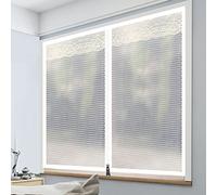 Coupe-Vent Film Isolant Pour Fenêtres Joints De Portes Et Fenêtres Film pour Vitre Intimité-Film Plastique isolé Thermique Isolation à Bulles scellée-réutilisable (WxH:160x200cm/63x79in)