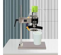 Coupe verre & bouteille de vin - Electrique 150 W - Disque de coupe 60 mm - Moteur cuivre 6000 tr/min - Silencieux - Acier inoxydable - 13×20×30 cm - Vert