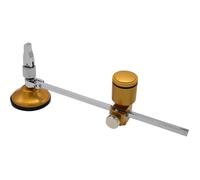 Coupe-verre circulaire robuste avec ventouse de 54 mm de diamètre, rayon de coupe de 1,5 à 12 pouces, vérin hydraulique réglable.