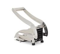 LIVOO Coupe-frites MEN410 – Acier inoxydable, 2 grilles, pieds antidérapants et ventouse