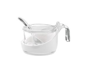 COUPELLE À FROMAGE BICOLORE AVEC PETITE CUILLÈRE "EVERYDAY"
