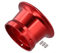 Coupelle Admission 55mm Résistante à l'Usure pour durable Coupelle | Alliage aluminium pour premium, résistance pour usure, déformation nulle, diamètre 55mm, argent or rouge(Red)