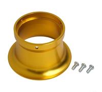 Coupelle Air 50mm pour Keihin 24-30mm pour moto Coupelle Air | Alliage aluminium pour robuste, diamètre 50mm, compatible pour oko, installation rapide, finition dorée(Gold 50mm)