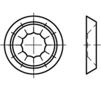 Coupelle de rosace. Laiton 7,0mm nickelé US 4157 fermé Ms Ni 100 pces